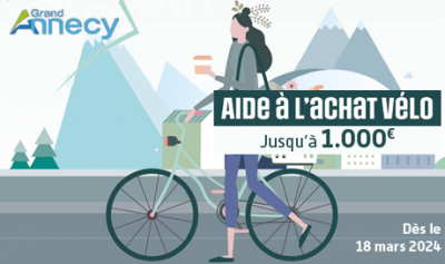 Jusqu'à 1000€ d'aide pour l'achat d'un vélo avec Grand Annecy - Mondovelo