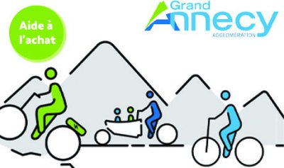 Mondovelo Epagny et Seynod partenaire de l'aide à l'achat d'un vélo musculaire electrique ou cargo de Grand Annecy 