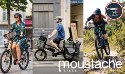 Les vélos électriques MOUSTACHE sont disponibles chez Mondovelo Avignon Le Pontet