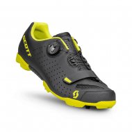 Chaussures VTT homme Scott MTB Comp BOA® 2022 Matt Black/Sulphur Yellow chez Mondovélo Chambéry Annecy Grenoble Rumilly