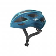 Casque route Abus Cycling Macator Steel Blue chez Mondovélo Chambéry Annecy Grenoble Rumilly