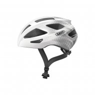 Casque route Abus Cycling Macator White Silver chez Mondovélo Chambéry Annecy Grenoble Rumilly