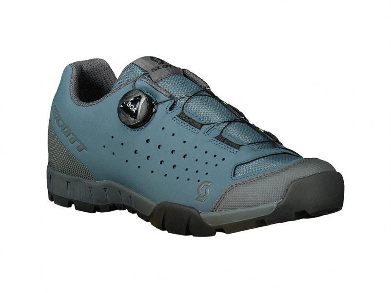 Chaussures VTT homme Scott Sport Trail Evo BOA® 2022 Matt Blue/Black chez Mondovélo Chambéry Annecy Grenoble Rumilly