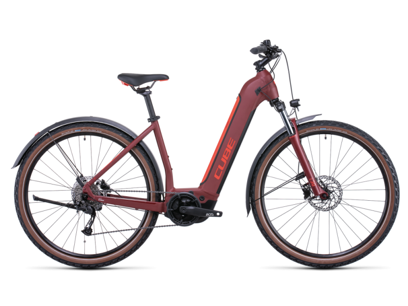 VTTAE Cube Nuride Hybrid perf 500 Allroad cadre unisexe rouge - Mondovélo Chambéry Annecy Grenoble Crolles et Rumilly
