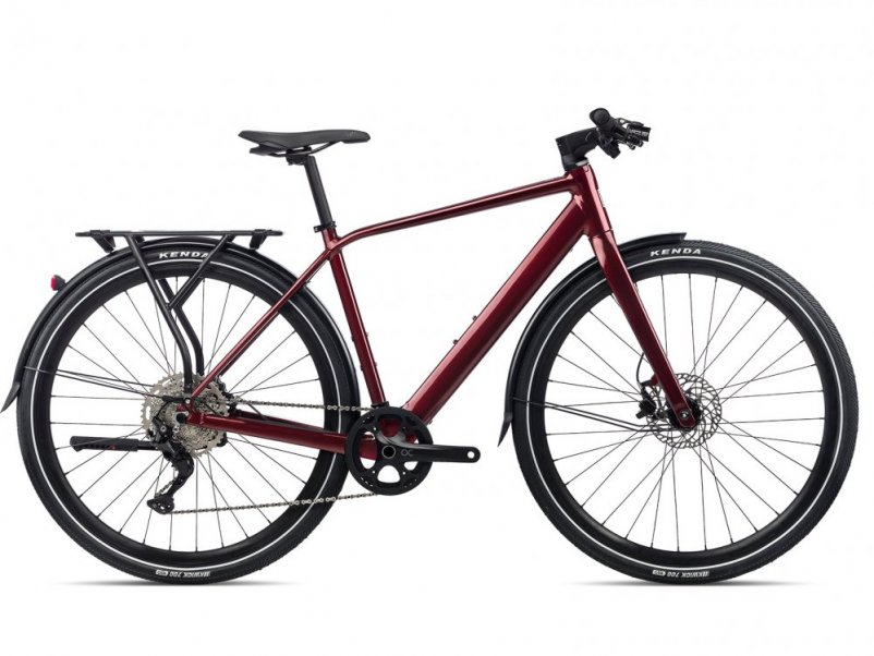 Velo electrique Urbain Orbea Vibe H30 EQ rouge Mondovelo Chambery Annecy Grenoble Crolles Rumilly