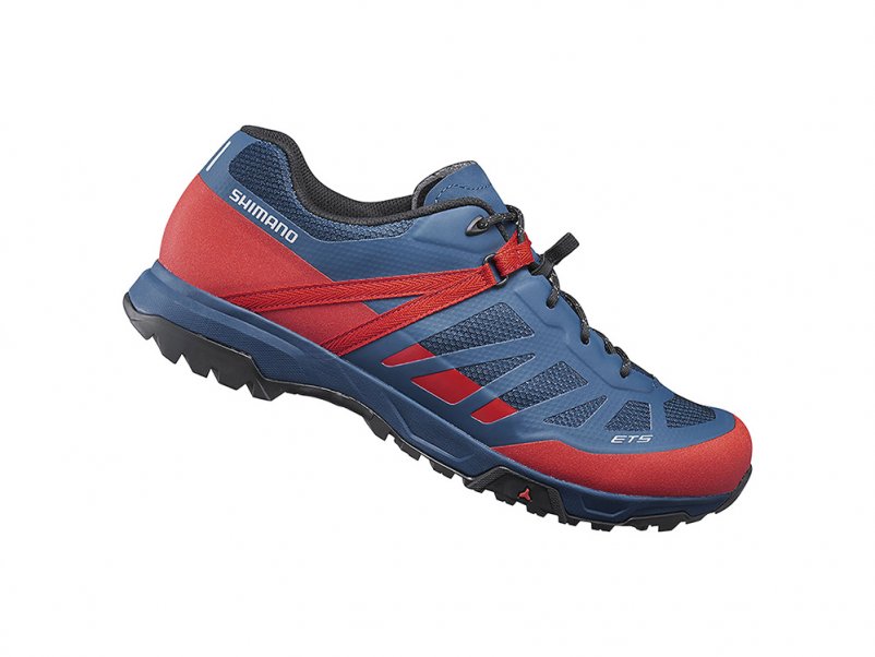 Chaussures VTT loisir VAE homme Shimano ET5 Rouge chez Mondovélo Chambéry Annecy Grenoble Rumilly
